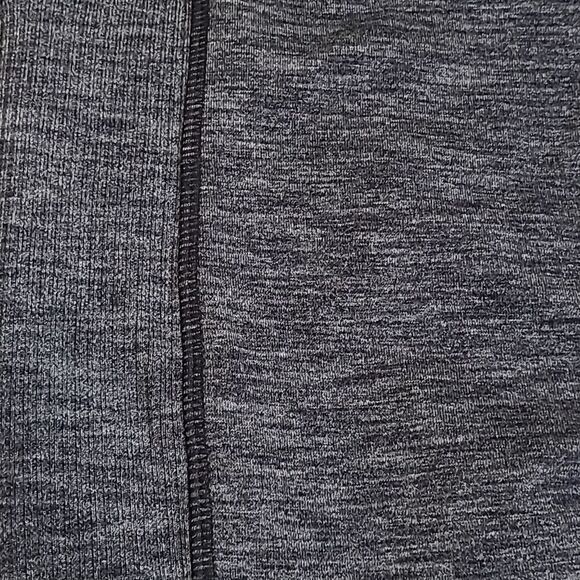 L ATHLETA GRAY BLACK JOGGERS LEGGINGS EXCURSION w/ POCKETS LARGE - Picture 10 of 11